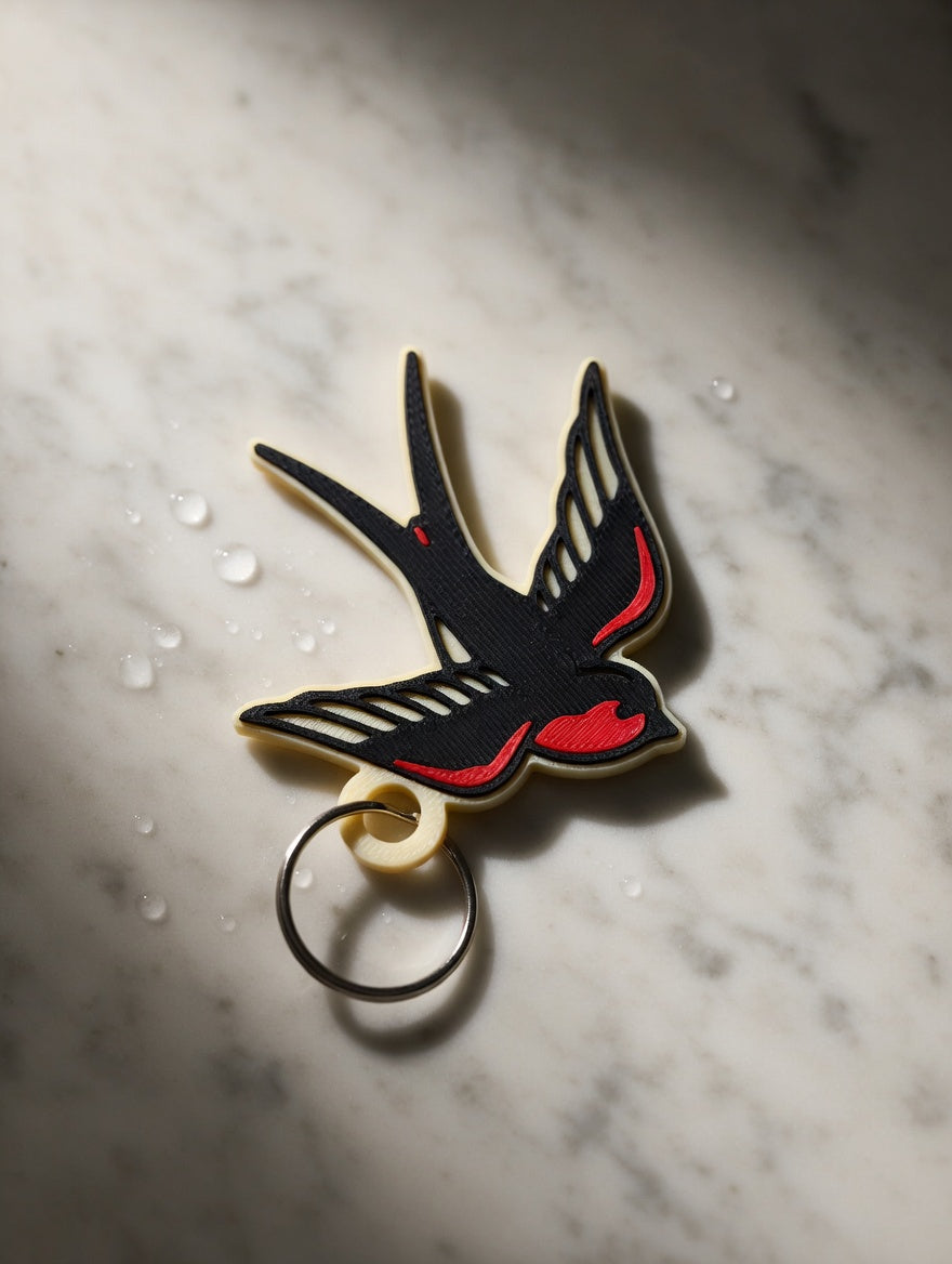 Swallow NFC Keychain