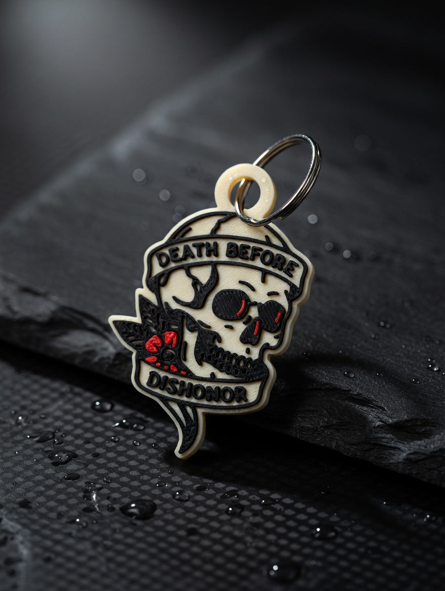 Death Before Dishonor NFC Keychain