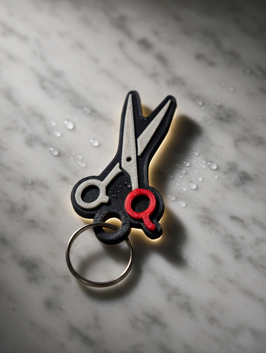 Scissors NFC Keychain