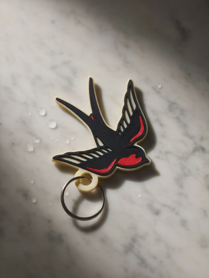 Swallow NFC Keychain