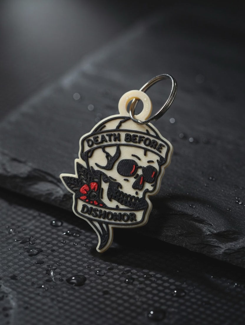 Death Before Dishonor NFC Keychain