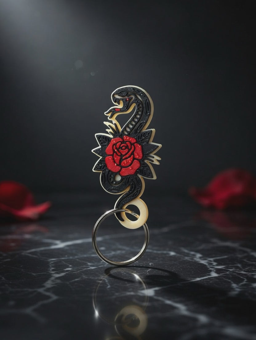 Snake NFC Keychain